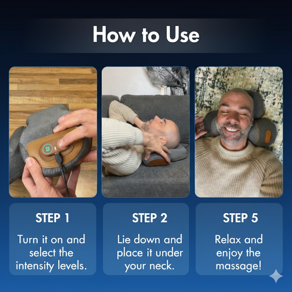 Nexorarelief Pillow Massage Neck Hump